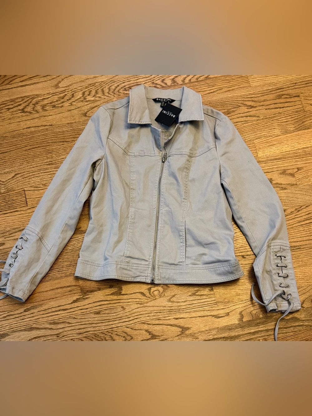 NWT Baccini Cotton Blend Jacket, Size M - Picture 2 of 6